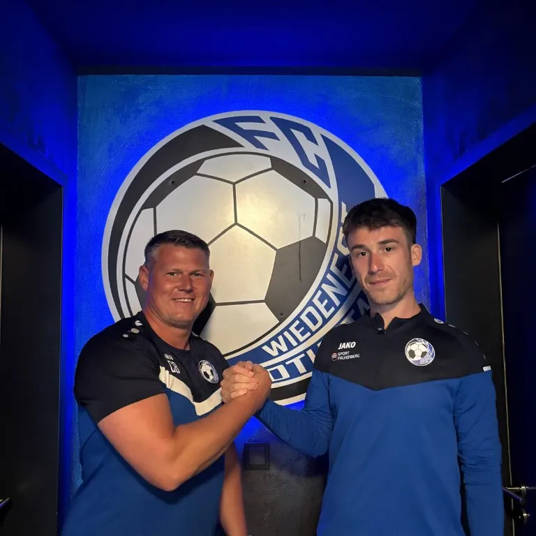 Sebastian Schelenz mit Trainer Christian Böhm