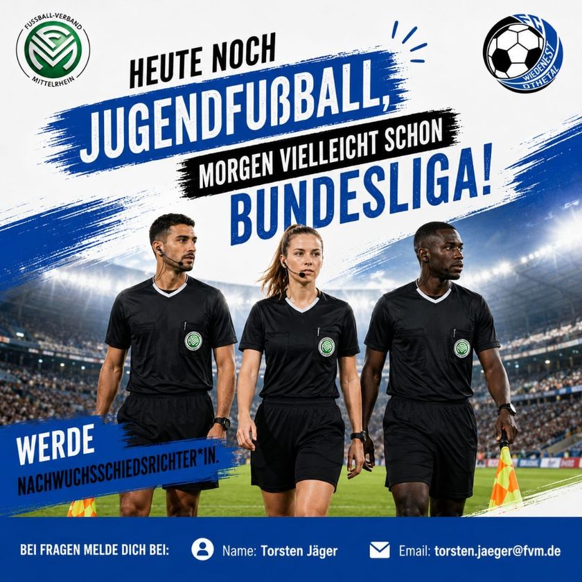 Der Fußball braucht dich – Werde Schiedsrichter*in beim FCWO!